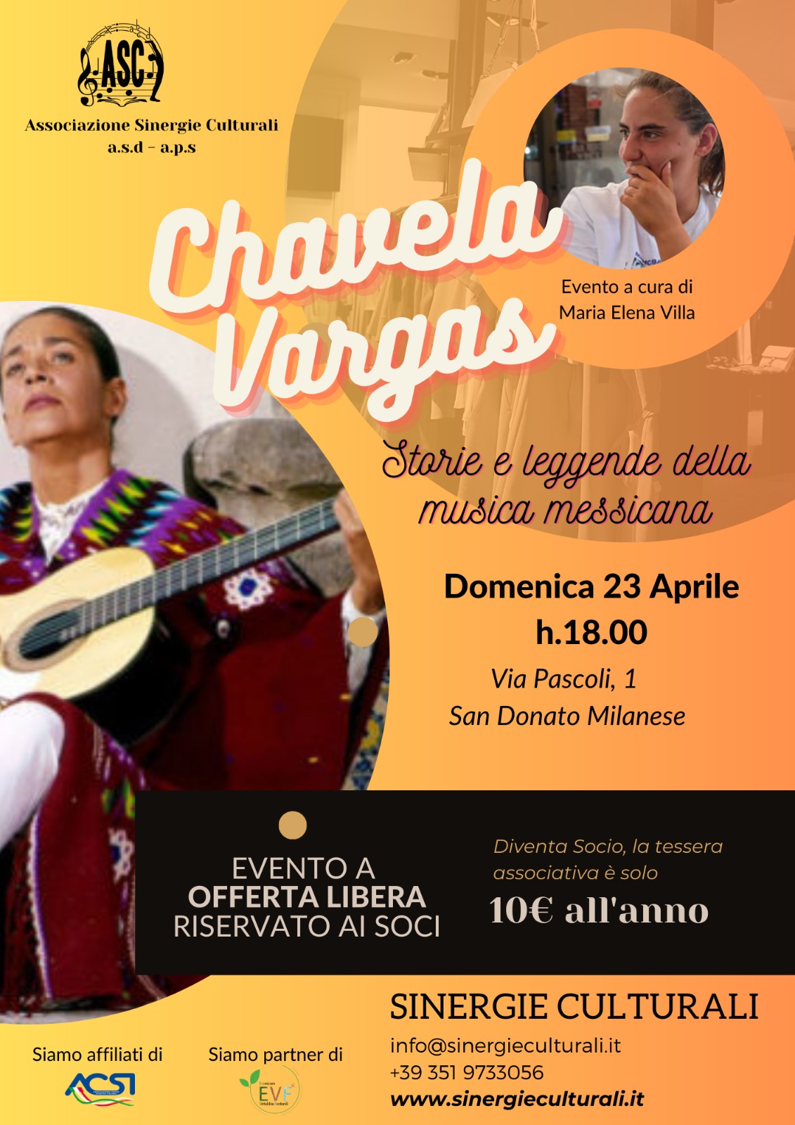 23/4 – Chavela Vargas: storie e leggende della musica messicana